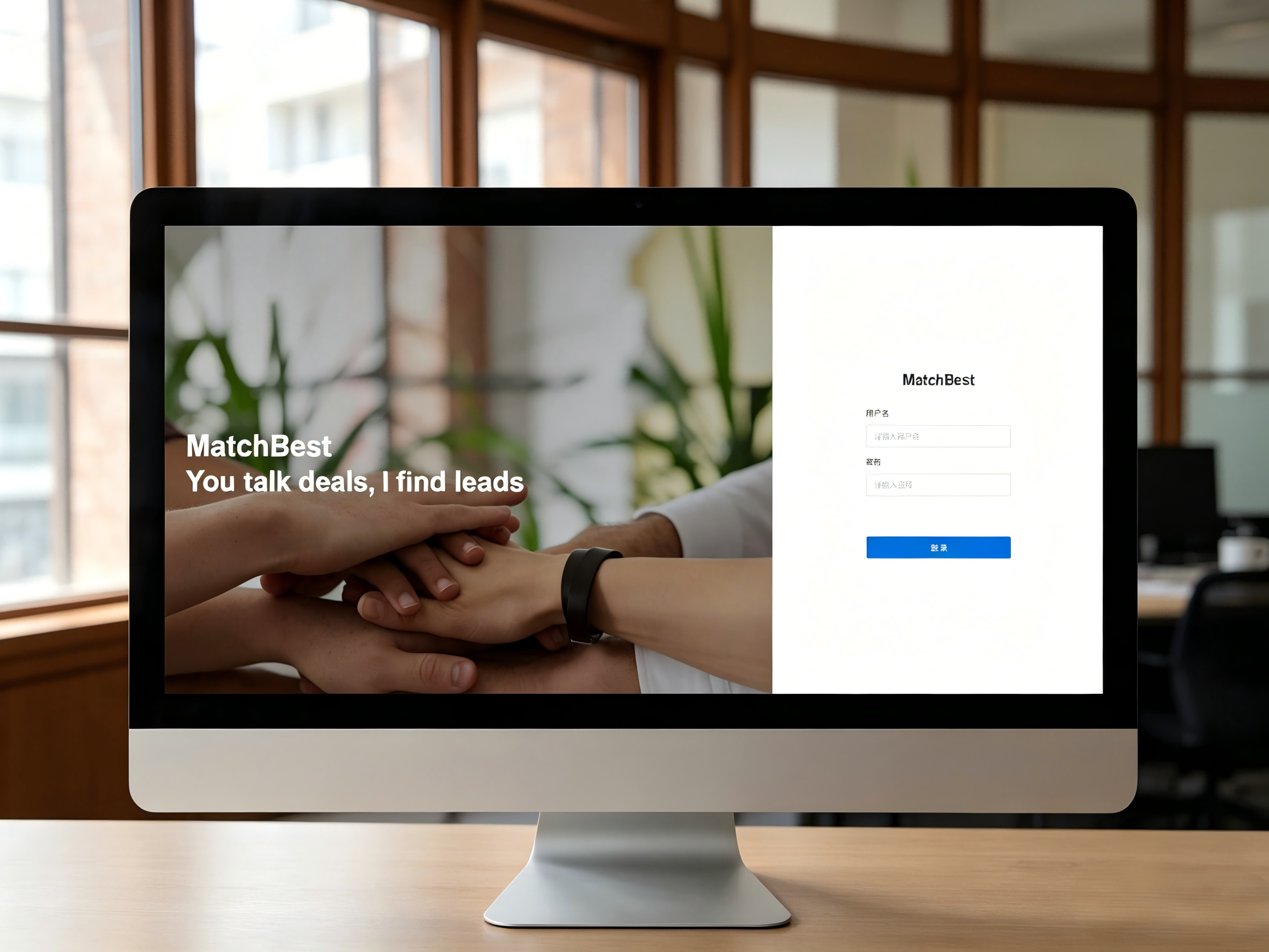 Match Best登录页面