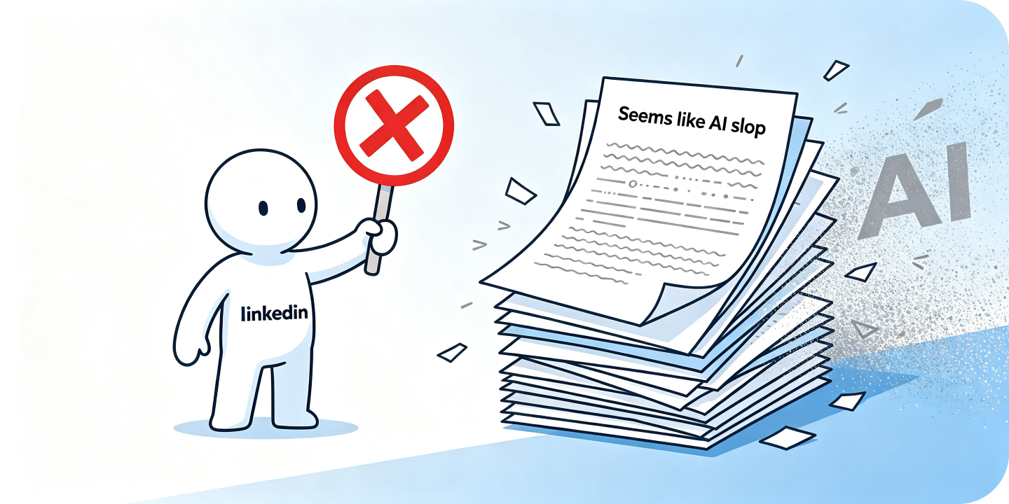 linkedin抵制AI垃圾